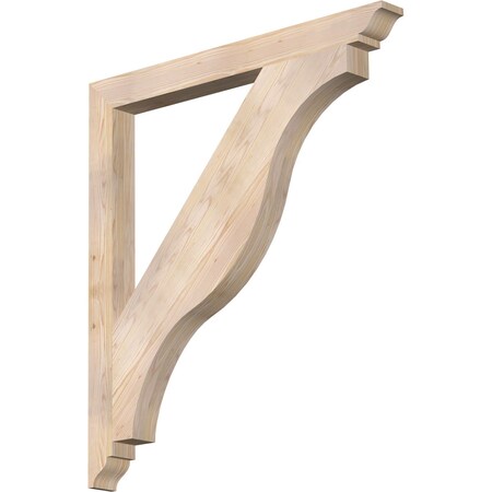 Ekena Millwork Funston Traditional Smooth Bracket, Douglas Fir, 3 1/2"W x 40"D x 44"H BKT04X40X44FST01SDF